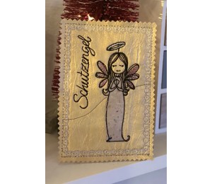 Stickdatei - Doodle Engel 1